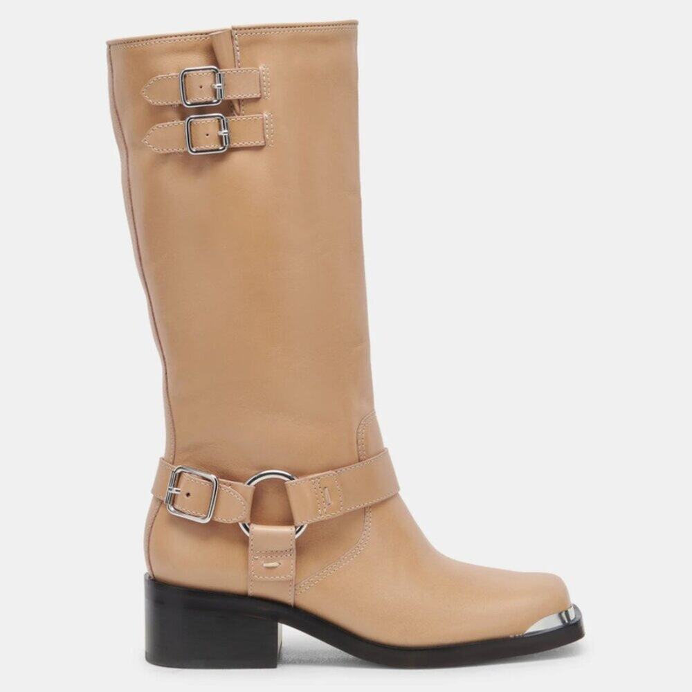 Dolce Vita Evi Leather Moto Boots New